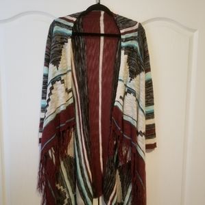 Womens Size Small Cardigan Aztec